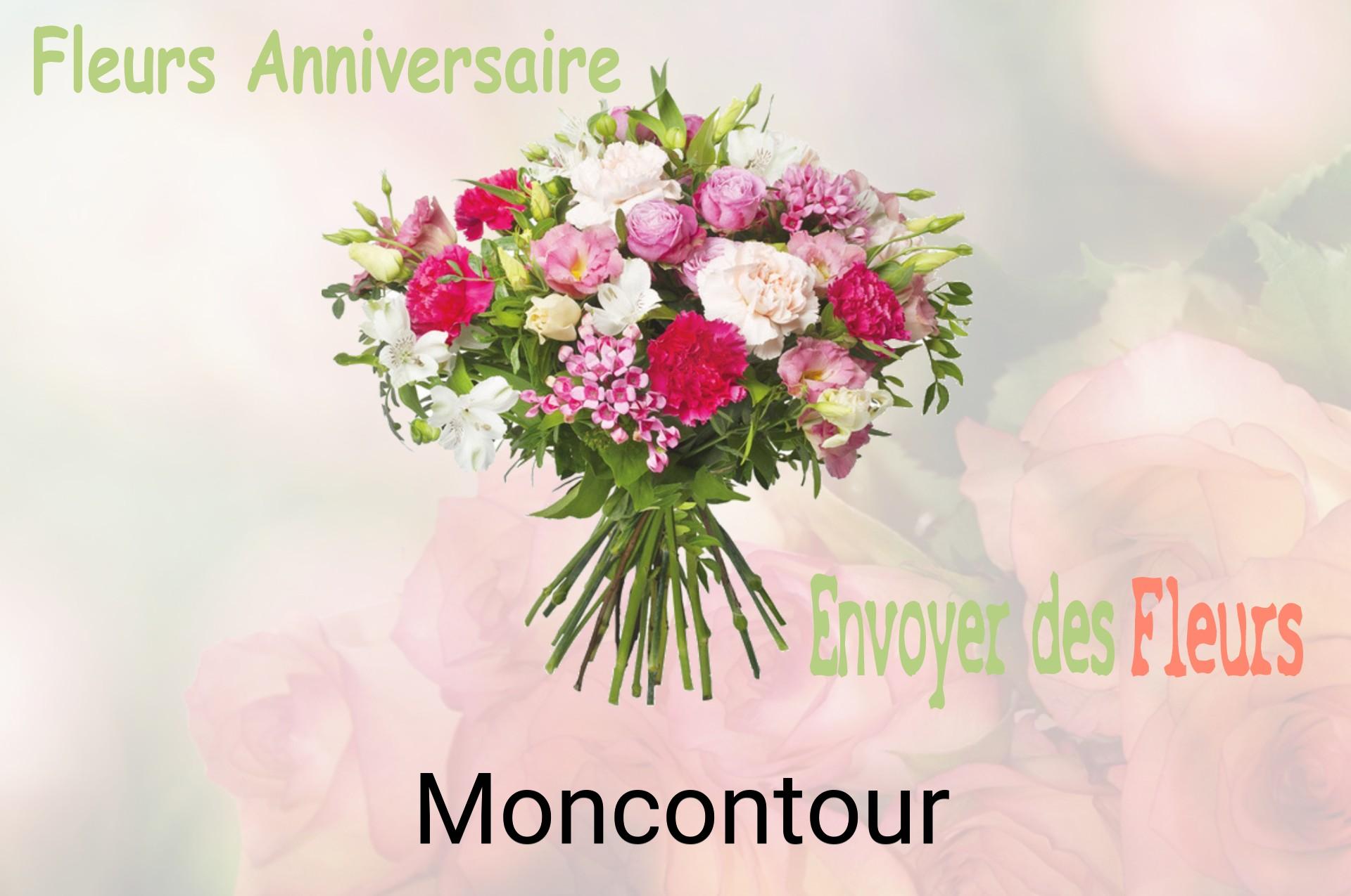 Bouquet de fleurs d’anniversaire livré à Moncontour